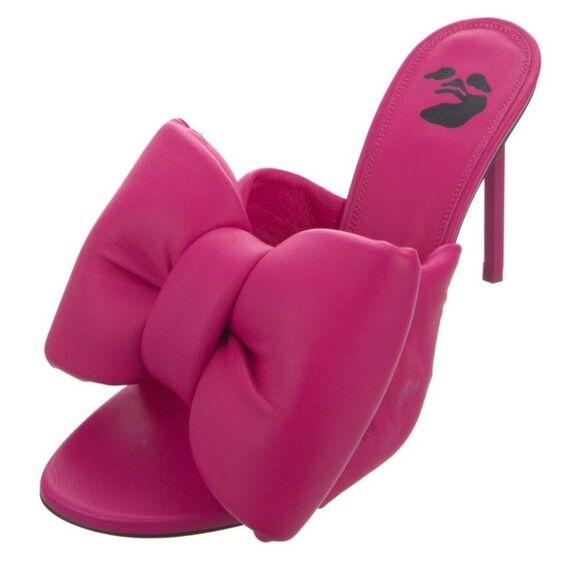 Off-White Shoes - Off-White Leather Heels